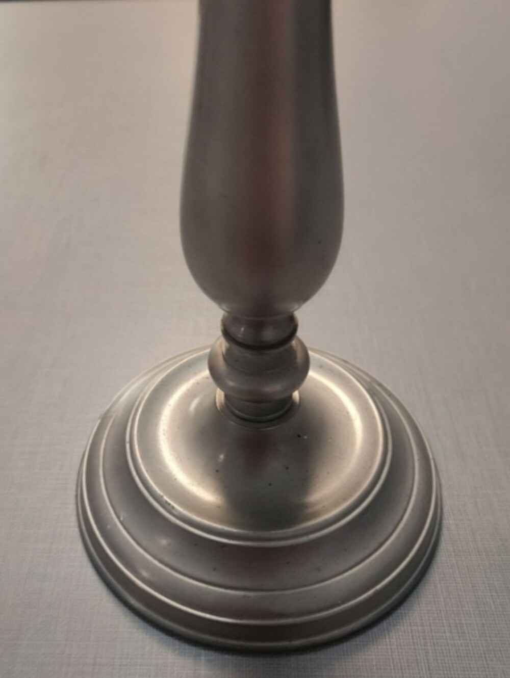 RH Restoration Hardware Silver 3 Candle Candlebra Heavy - Picture 5 of 5